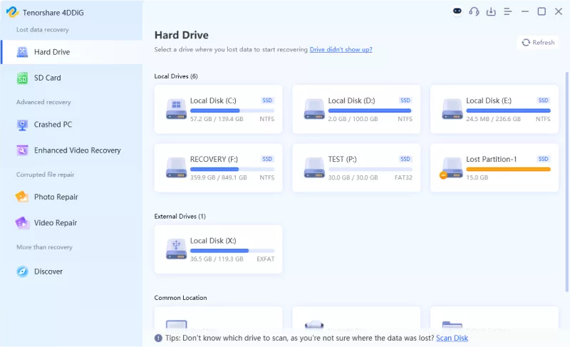 4ddig interface