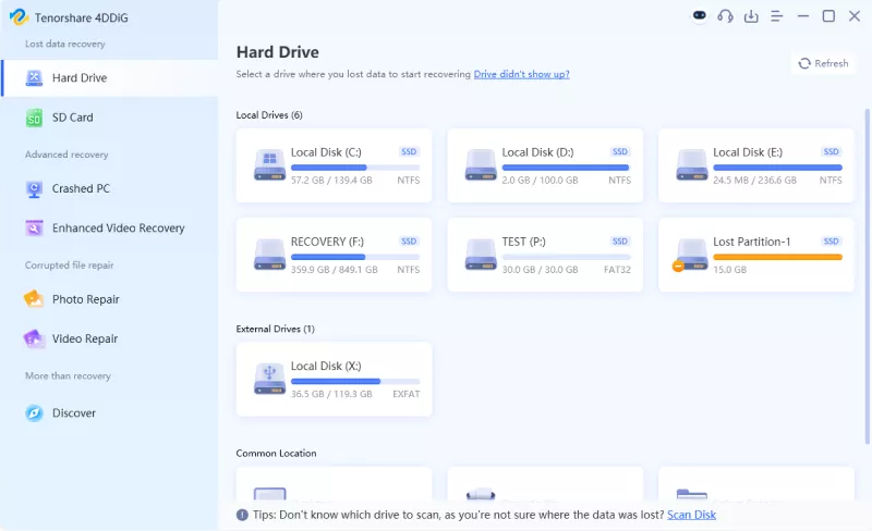 4ddig interface