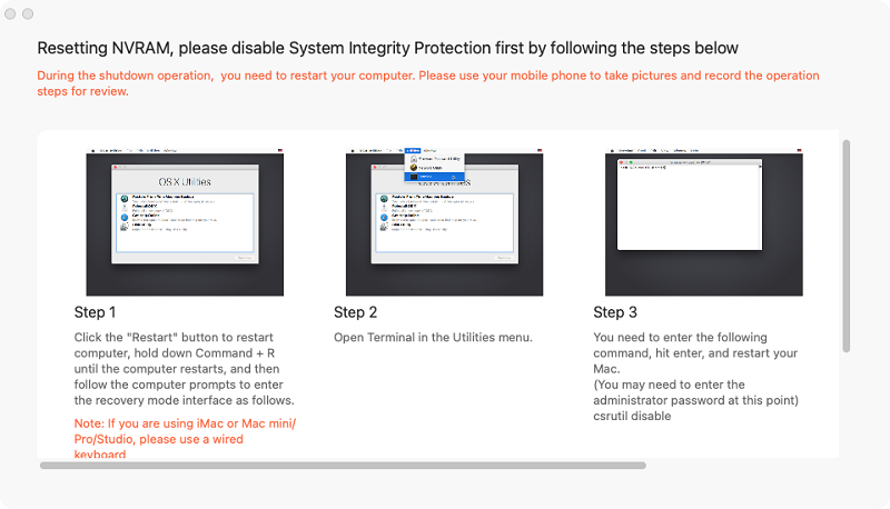 disabilita sip per intel mac senza sicurezza T2