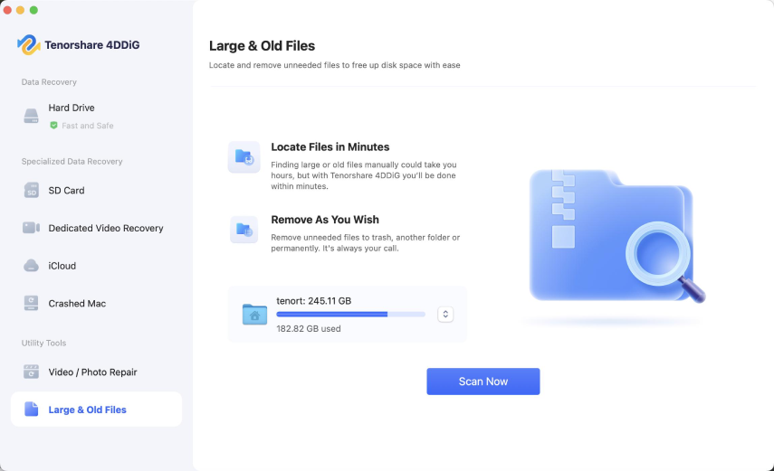 4ddig mac large old files interface