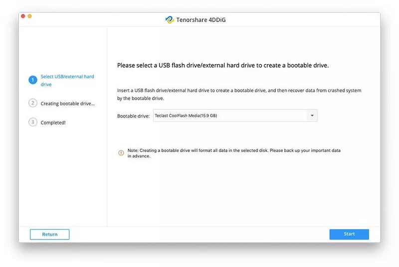 create bootable drive