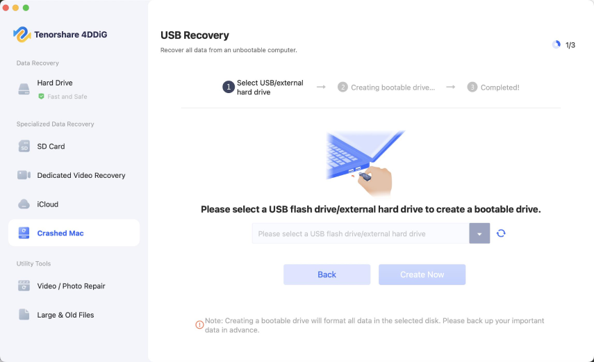 create usb bootable drive
