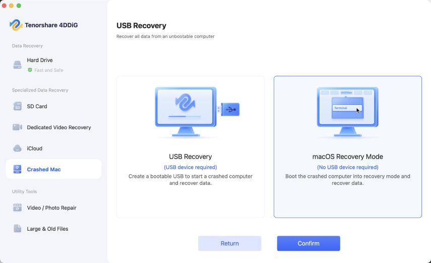 macOS recovery mode