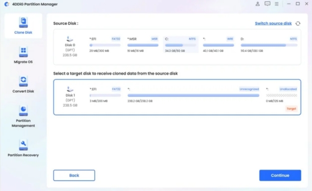 using 4DDiG Partition Manager to add storage to gaming PC