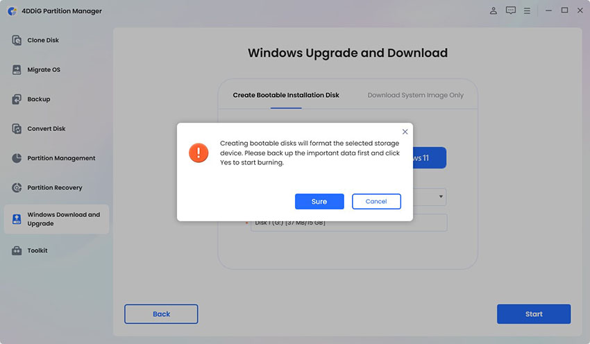 make sure to download windows
