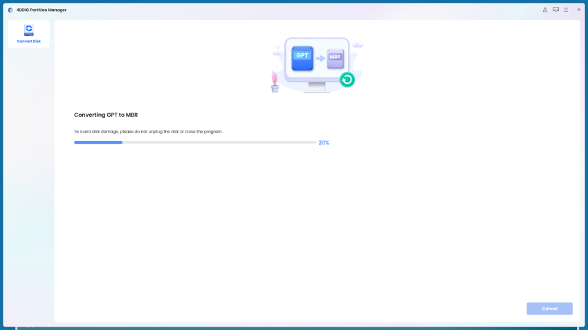 el disco seleccionado es del estilo de partición gpt