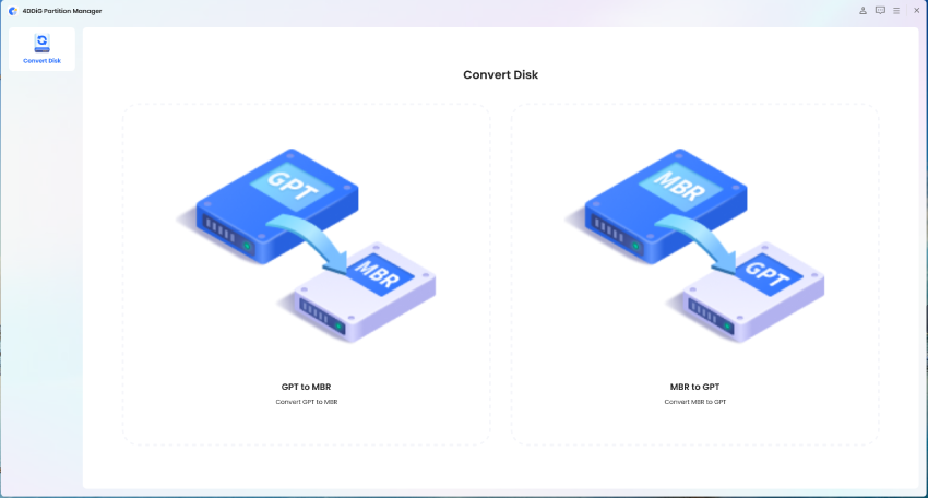 Converter MBR para GPT