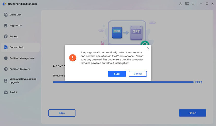 convertir MBR en GPT 3