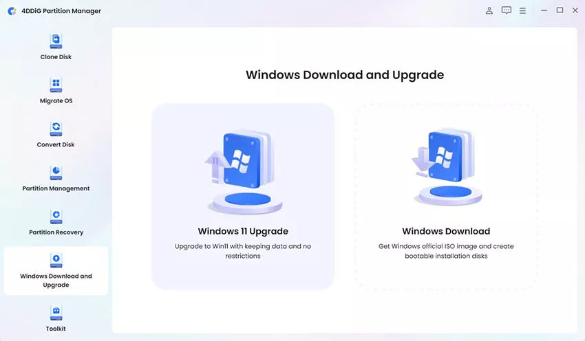 choose windows 11 upgrade