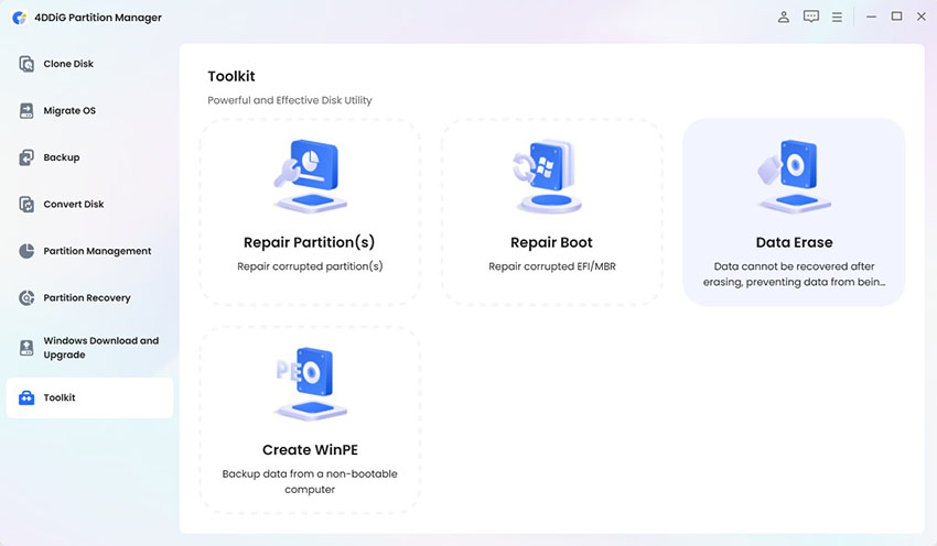 how to wipe out disk on windows
