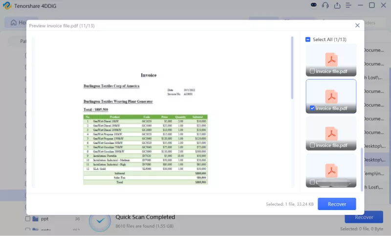 save recovered files from local drive