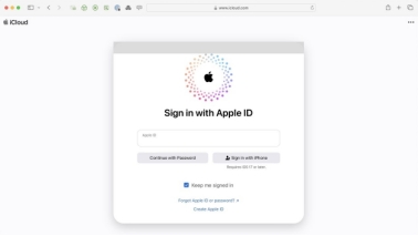 open iCloud and find the photos icon