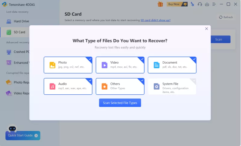click repair to start repairing corrupted videos on mac