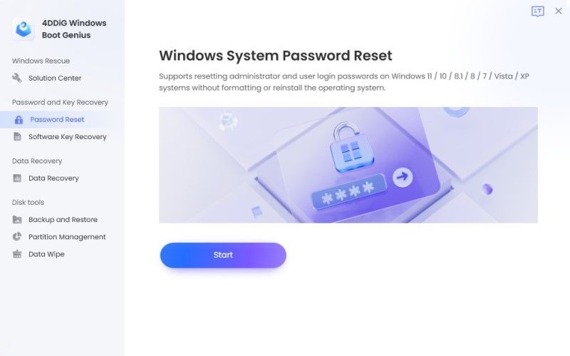 password reset