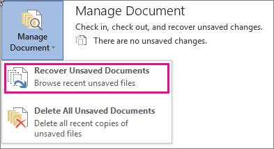 MS Word Dokument verwalten