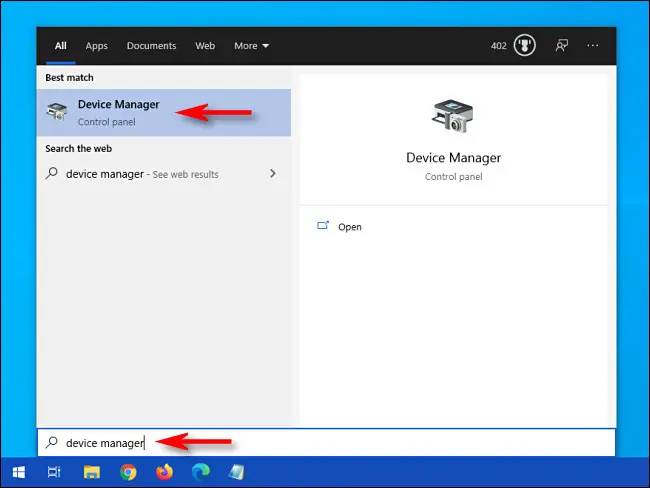 select Device Manager