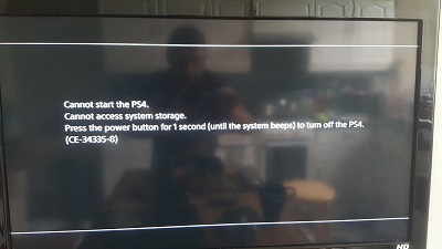 Checking system hot sale storage ps4