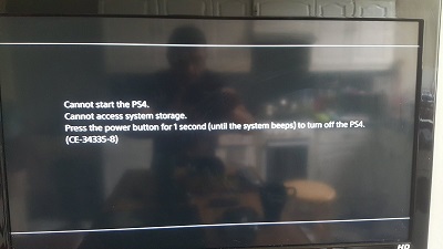 Ways to PS4 Cannot Access System Storage?