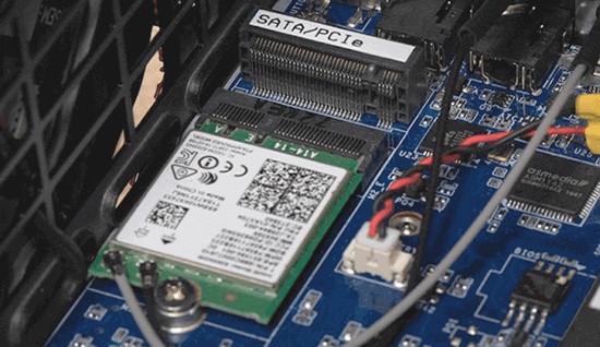 проверка подключения SSD M.2