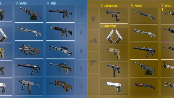 counter strike 2中的更新武器
