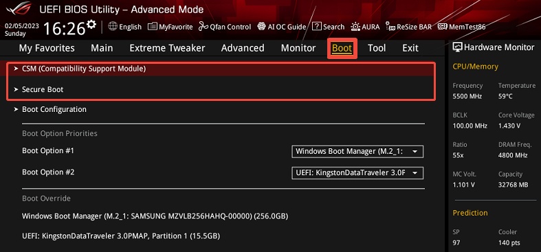 Включение Secure Boot в BIOS для Battlefield 6