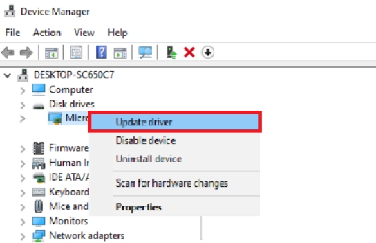 install the latest driver