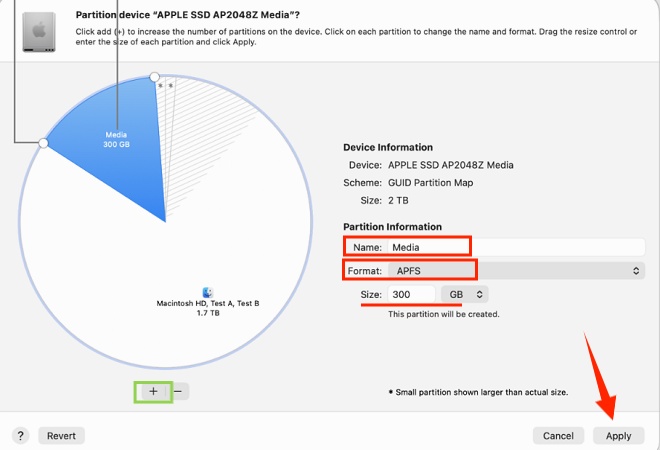 partition hard drive on mac