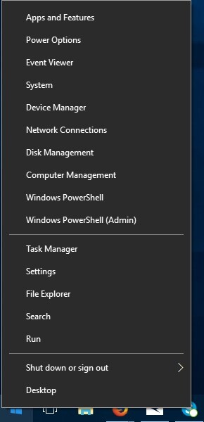 앱 및 기능 옵션