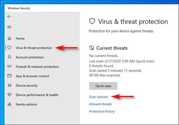 check for pc malware