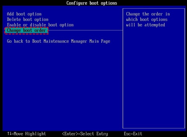 change usb boot order bios