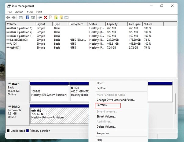 PS4 하드 드라이브 포맷