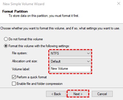 how to format M.2 SSD