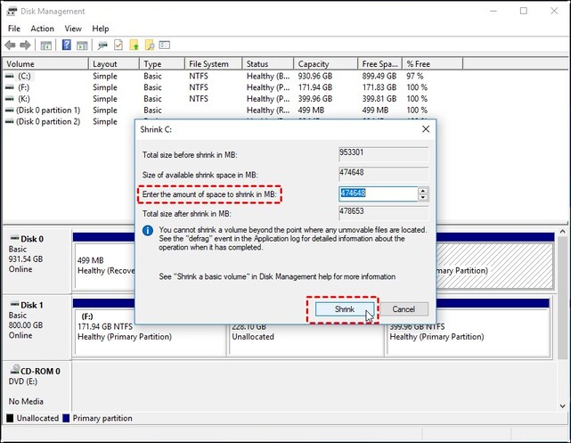 How To Split The C Drive In Windows 10/11
