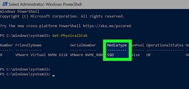 medientyp ssd