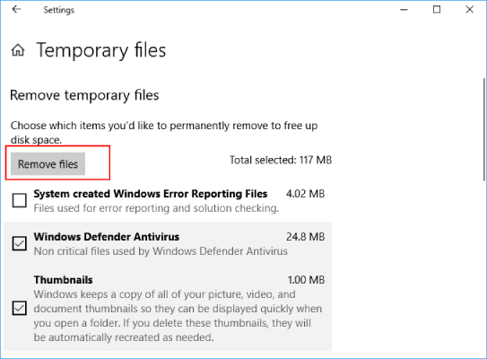 Remove Files