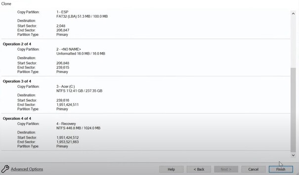 Review the information