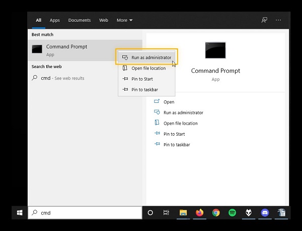 als Administrator ausführen