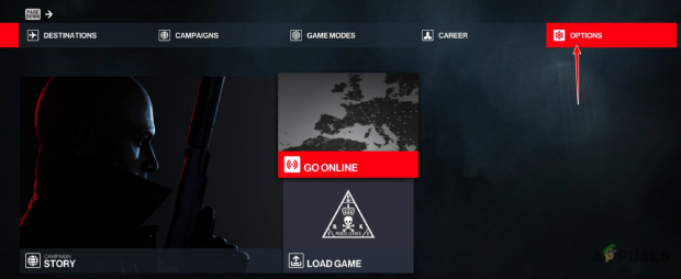 Hitman 3 Option Menu