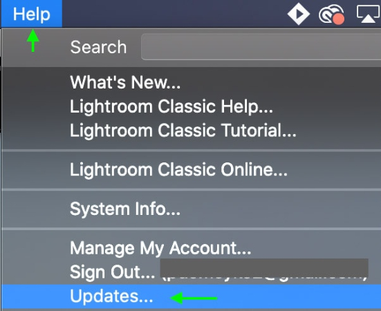 تحديث Lightroom لإصلاح مشكلة عدم فتح ملفات CR2 -1.