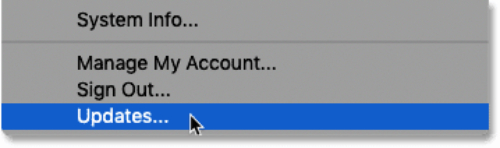 تحديث Photoshop لإصلاح مشكلة عدم فتح ملفات CR2 -1.