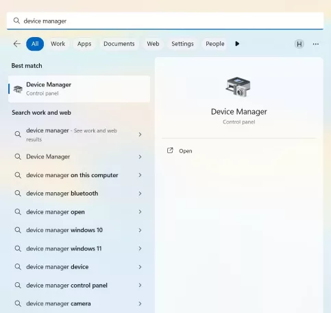 Windows의 장치 관리자