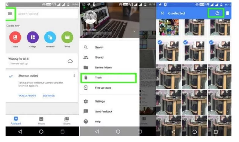 álbum do google
