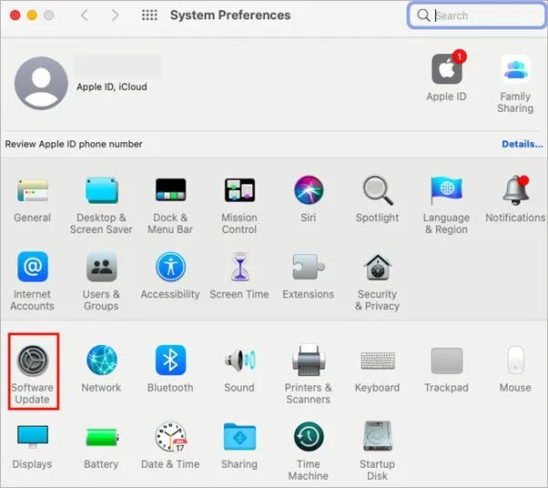 software update