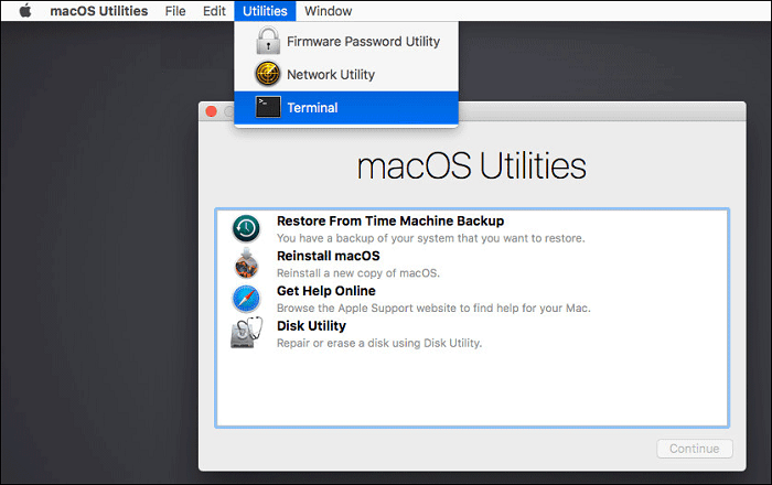 MacOS Internet Recovery       