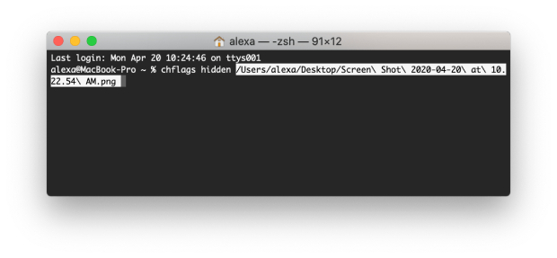 mac ordner verstecken mit terminal-4