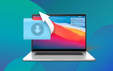 how to restore Downloads folder on Mac