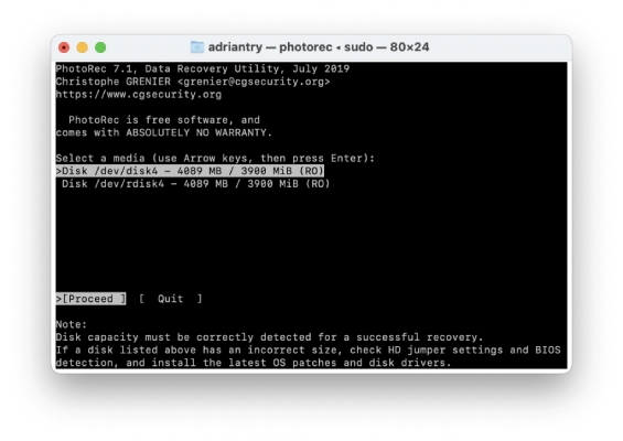 photorec for mac