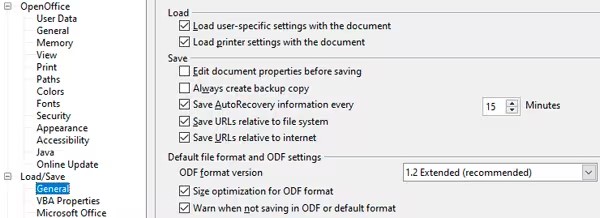 AutoRecovery speichern