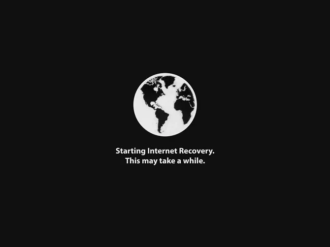starting internet recovery