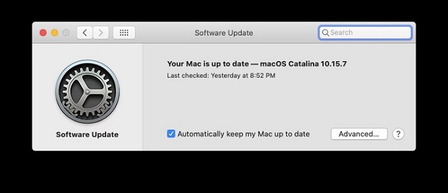 fix macbook pro screen flickering by updating macOS